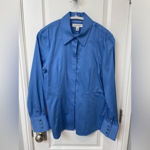 Banana Republic Stretch Fitted Button Down Shirt Size 14